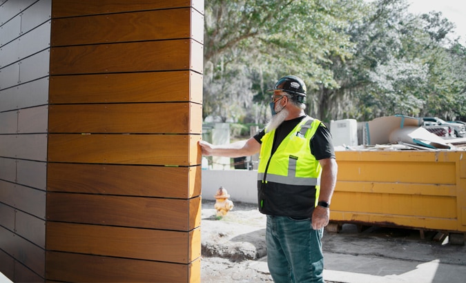 Commercial carpentry work